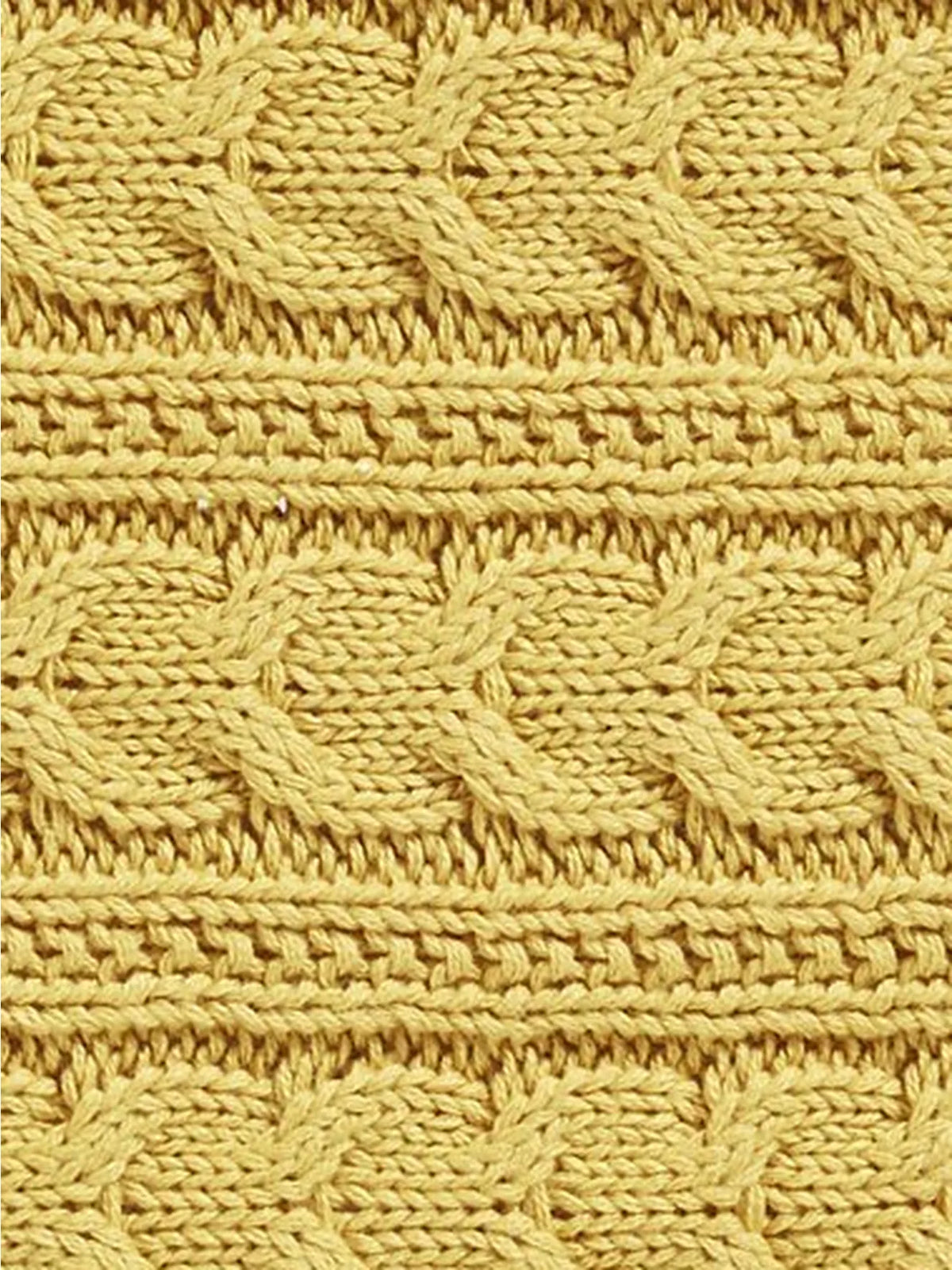 John Lewis Kids' Cable Knit Sherpa Fleece Throw, 150 x 100cm