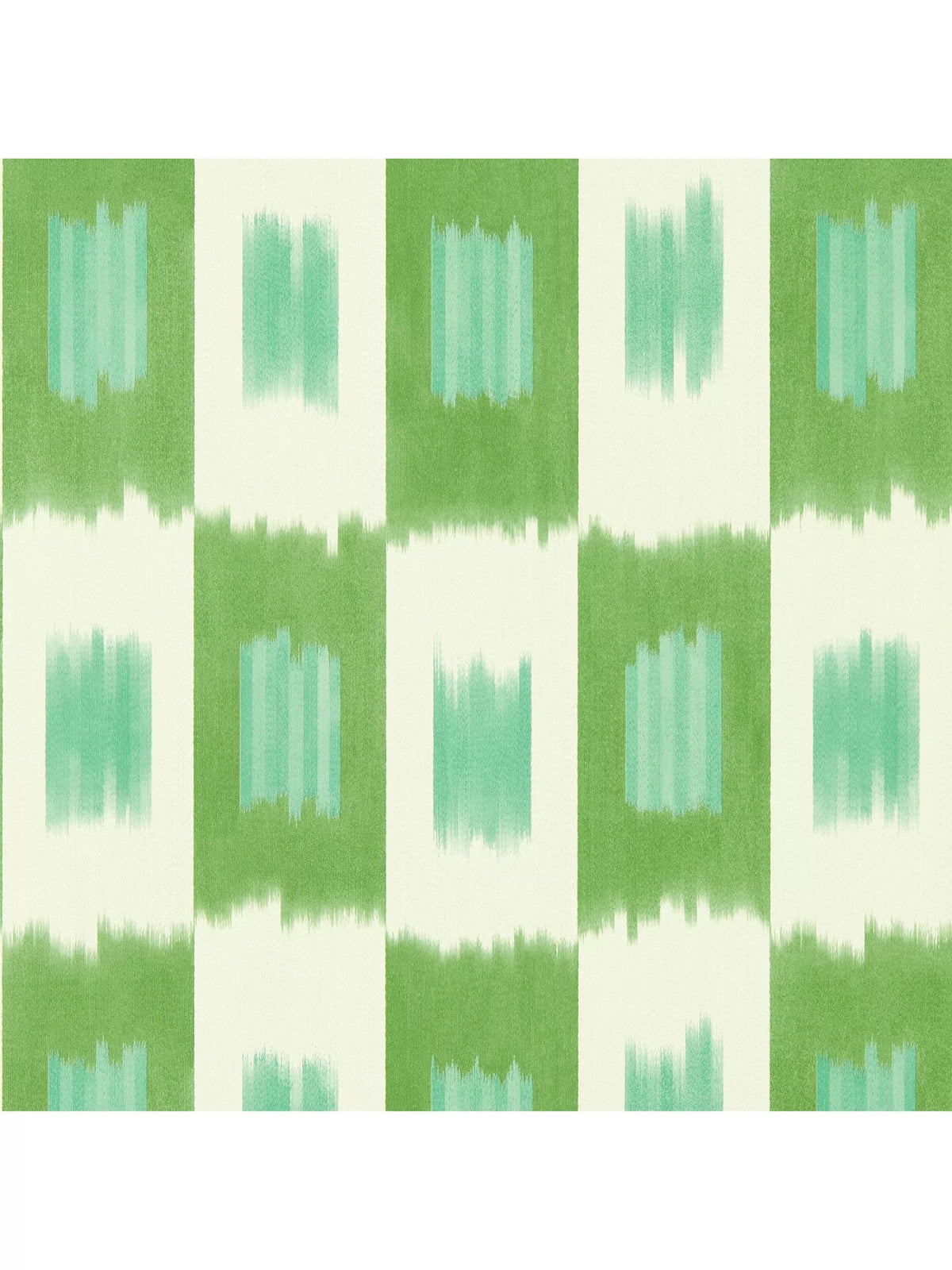 Ikat-style wallpaper with gentle emboss on nonwoven paper, UK version