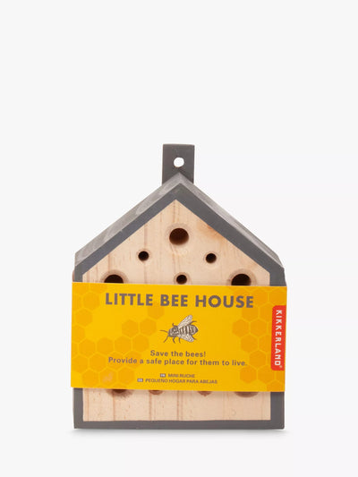 Little Bee Home in Yellow for Garden Pollinators
