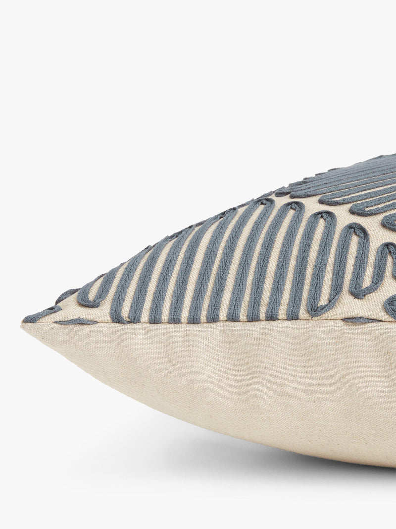 Harlequin Cupola cushion with textured woven braiding, UK version