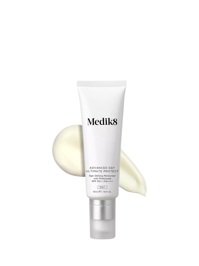 Medik8 Advanced Day Age-Defying Moisturiser SPF 50+ 50ml, imported from the UK