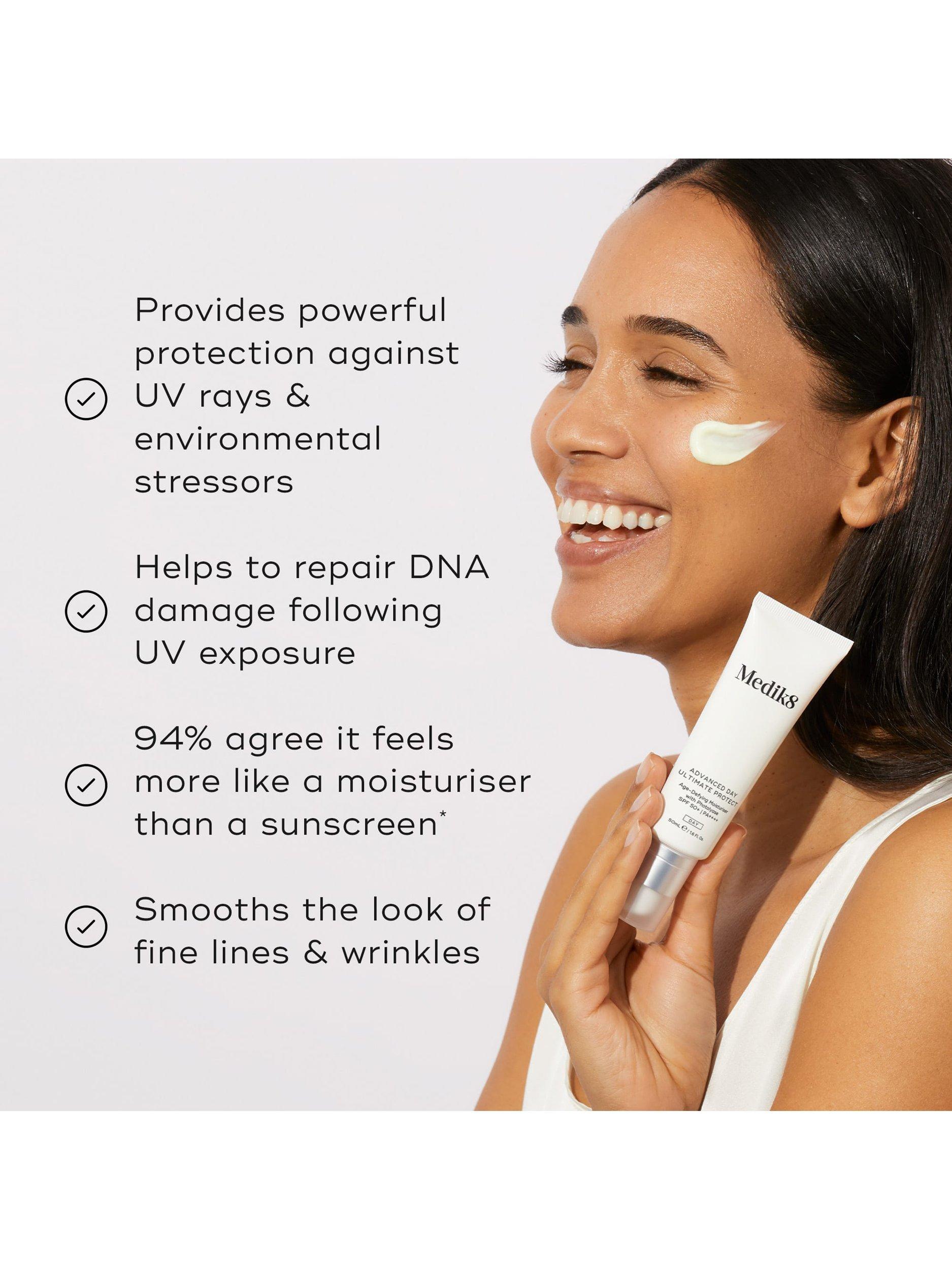 Medik8 Advanced Day Age-Defying Moisturiser SPF 50+ 50ml, imported from the UK