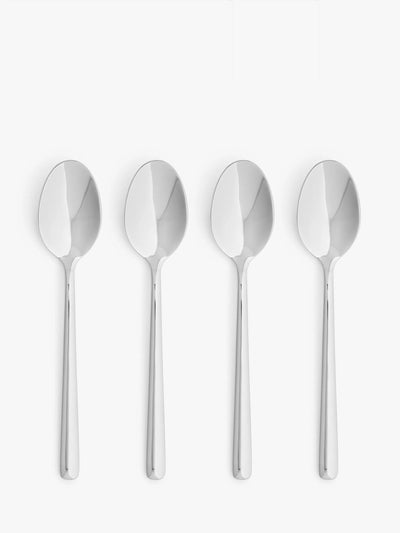 Stainless Steel Dessert Spoons Set of 4