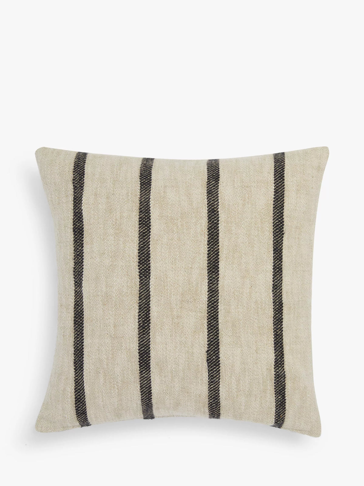John Lewis linen stripe cushion in natural, UK version