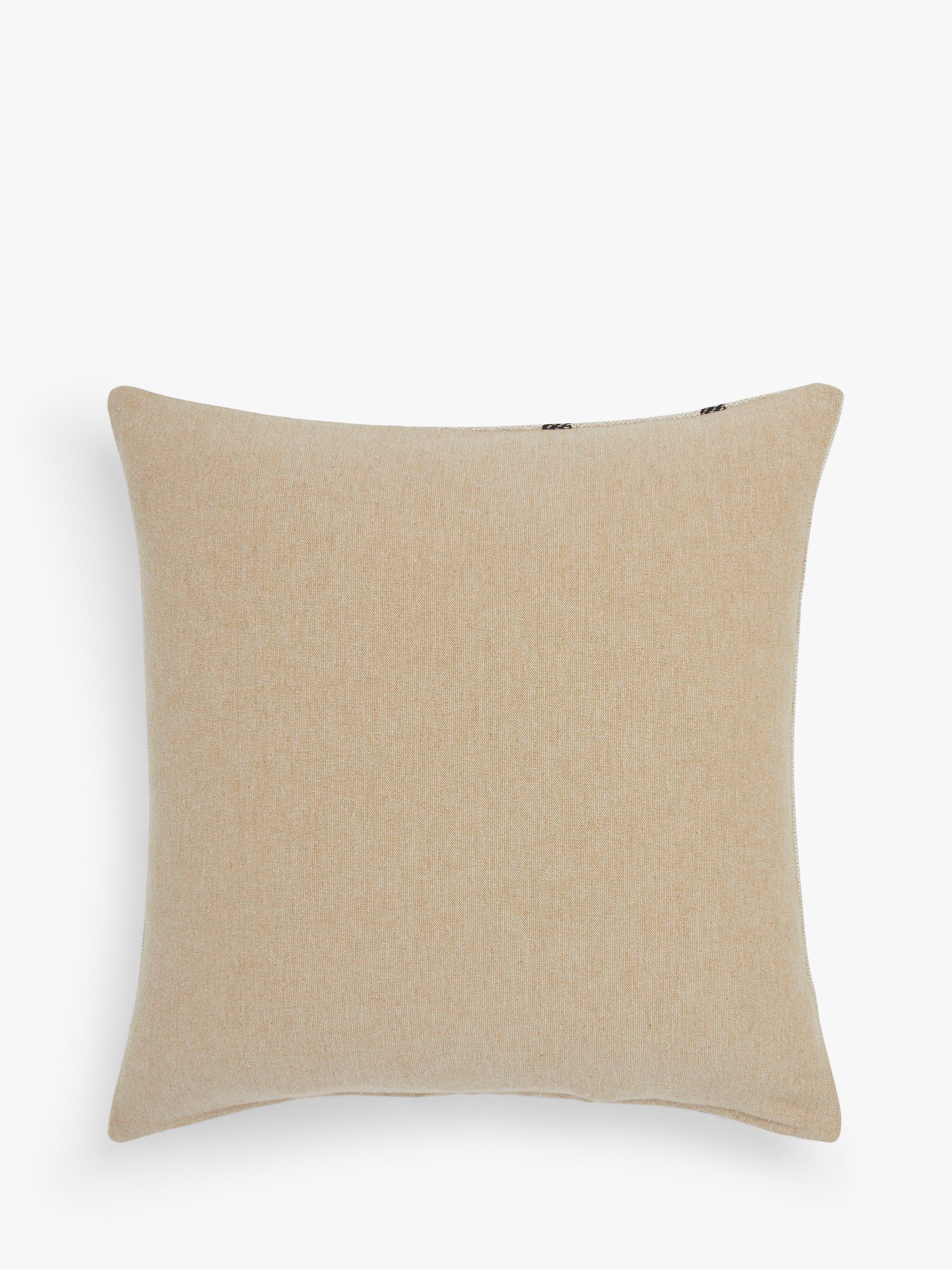 John Lewis linen stripe cushion in natural, UK version