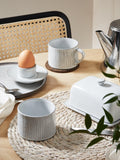 John Lewis Leckford stoneware egg cup in grey, UK version