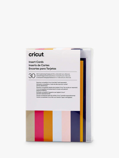 Limfrie innleggskort med konvolutter, pakke med 30, 16,8 x 12,1 cm