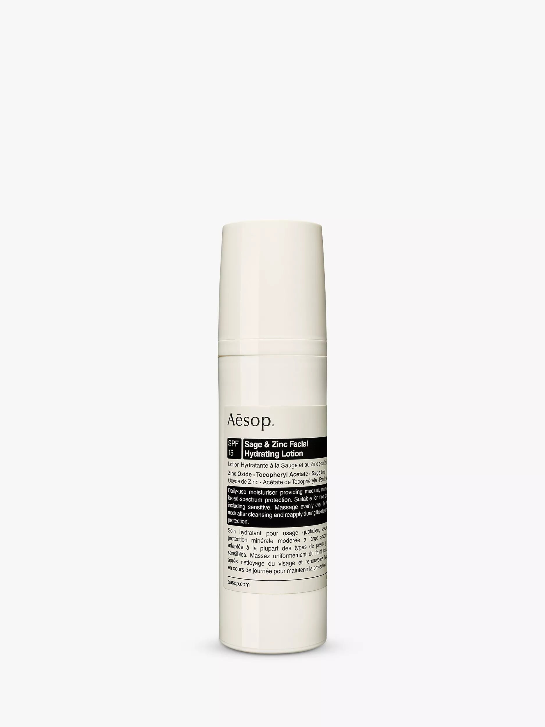 Aesop Sage & Zinc Facial Hydrating Lotion SPF 15 50ml - British product
