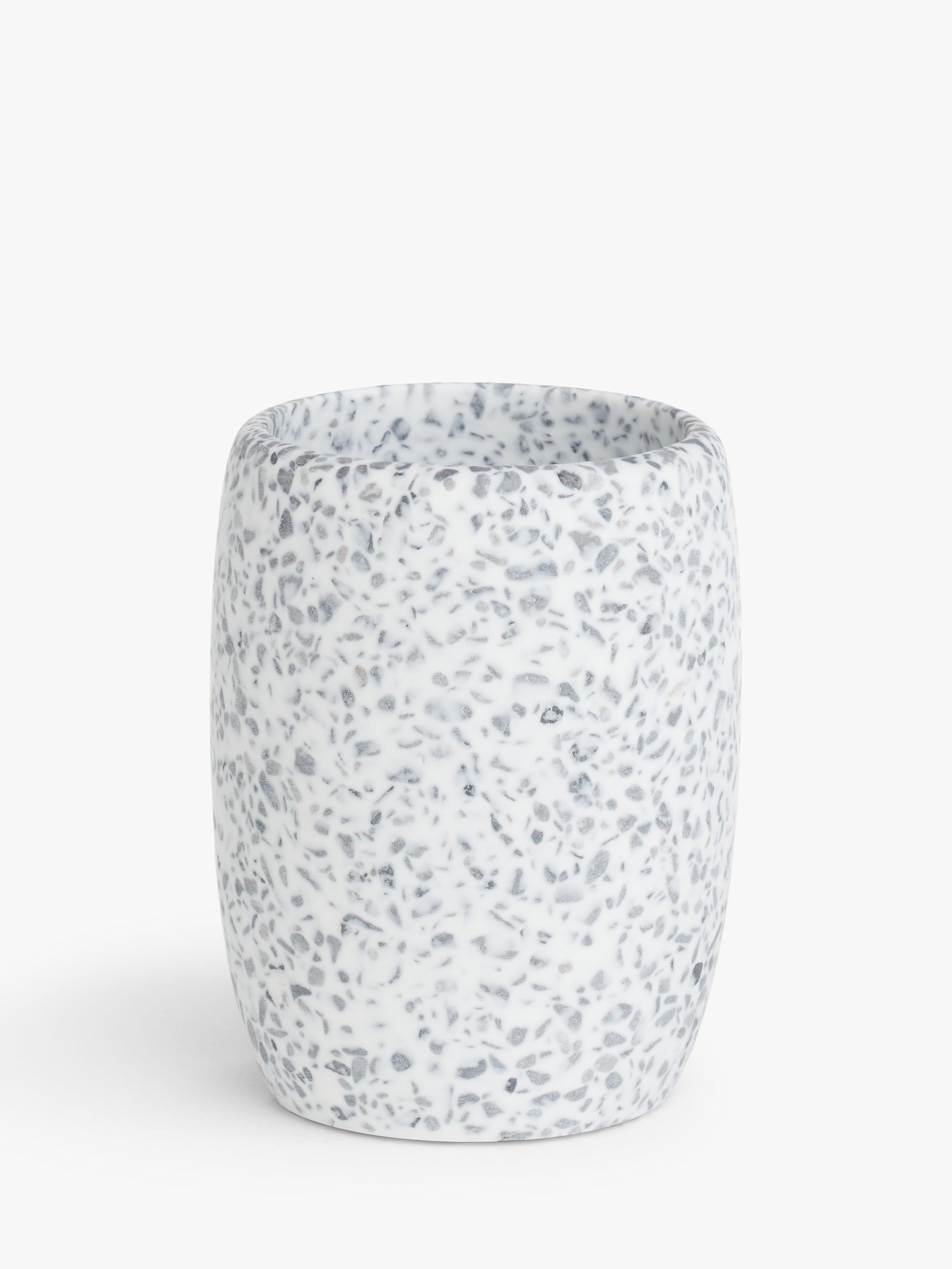 John Lewis terrazzo look bathroom tumbler, UK version