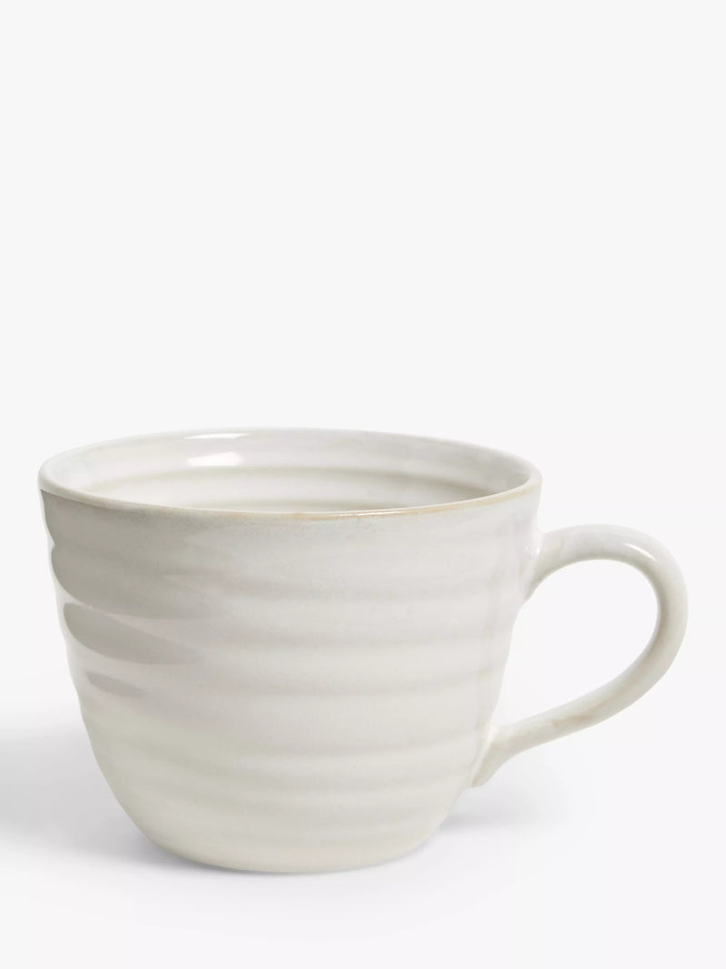 John Lewis Barista Cappuccino Coffee Mug White 508ml, UK version