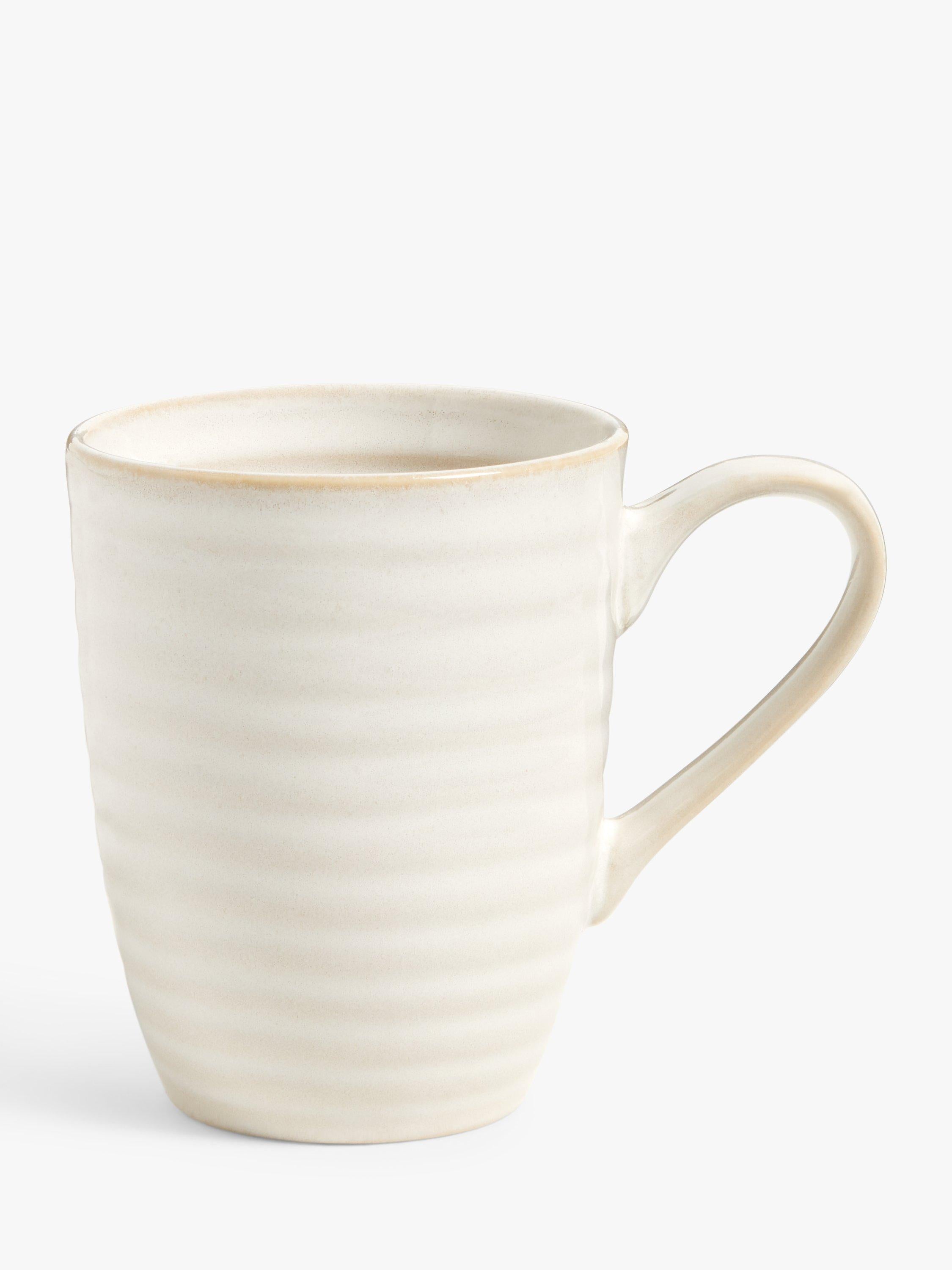 John Lewis Barista Latte coffee mug, 297ml white, UK version
