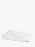 John Lewis Baby Hooded Towel & Wash Mitt Set, White - McGrocer
