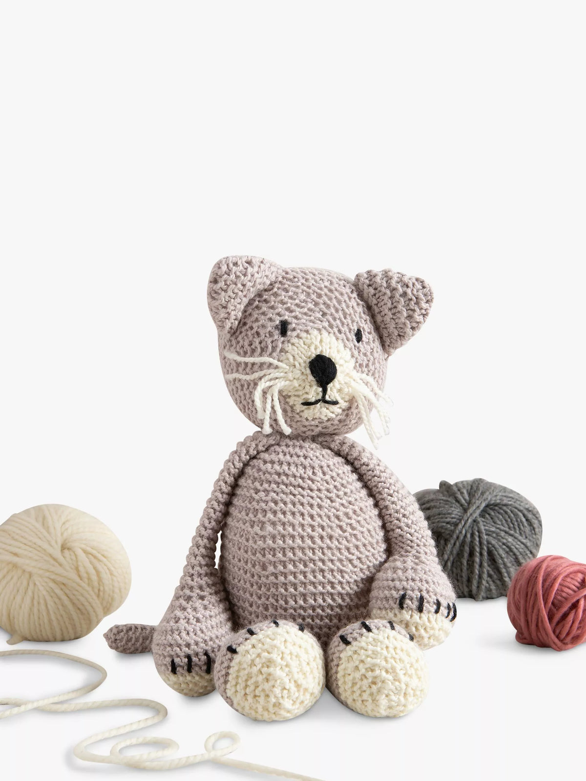Wool Couture Chloe Cat knitting kit (British brand)