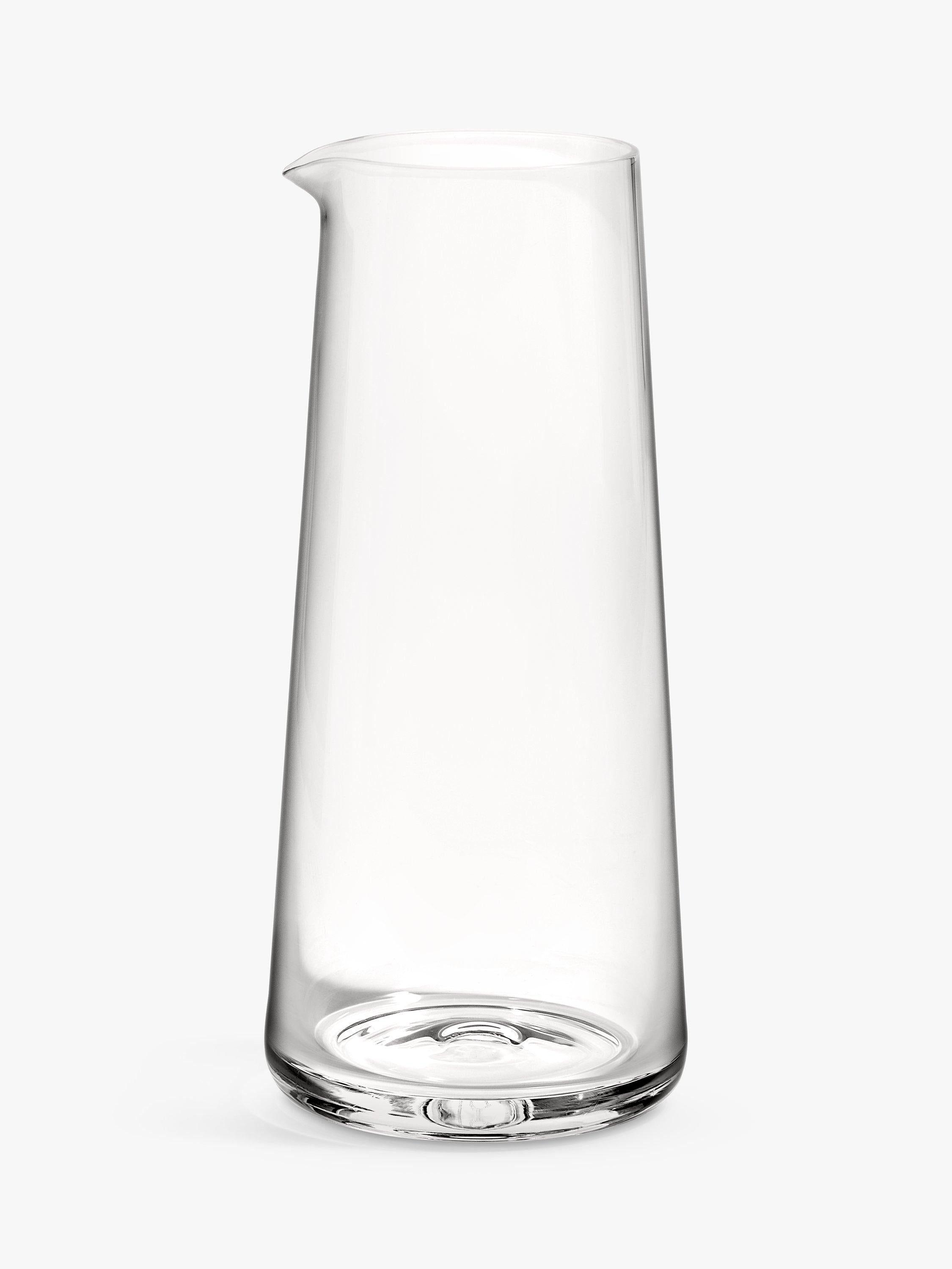 Clear Glass Carafe 1.35L for Water and Wine