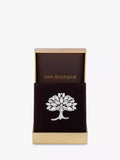 Jon Richard cubic zirconia Tree of Love silver brooch, UK version