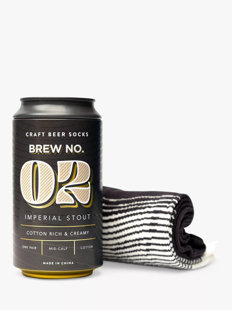 Luckies craft beer socks in multi, UK size 7-11, UK version