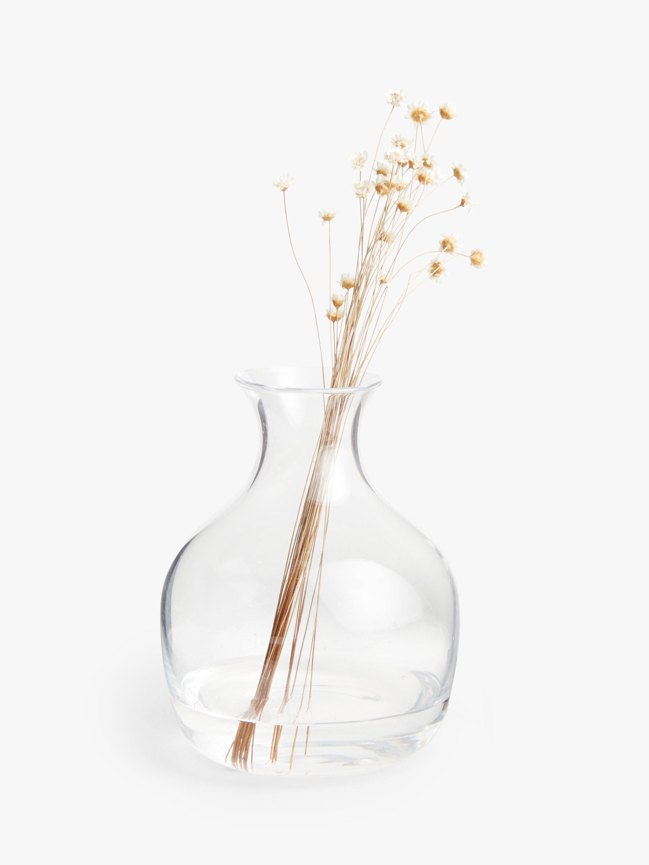 John Lewis glass posy vase H13cm, UK version