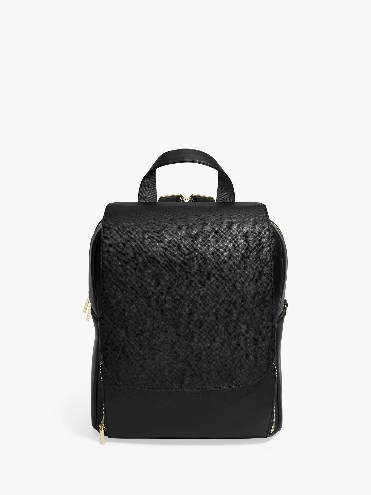 Stackers laptop backpack with faux leather exterior and multiple pockets (British brand)