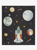 John Lewis outer space pure cotton throw, UK version