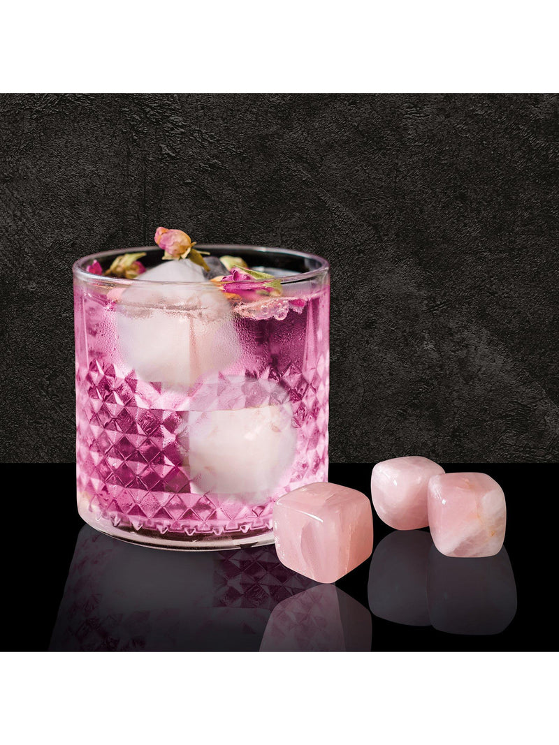 Bar Originale Pink Quartz Drink Chilling Stones Pack of 6 - British product