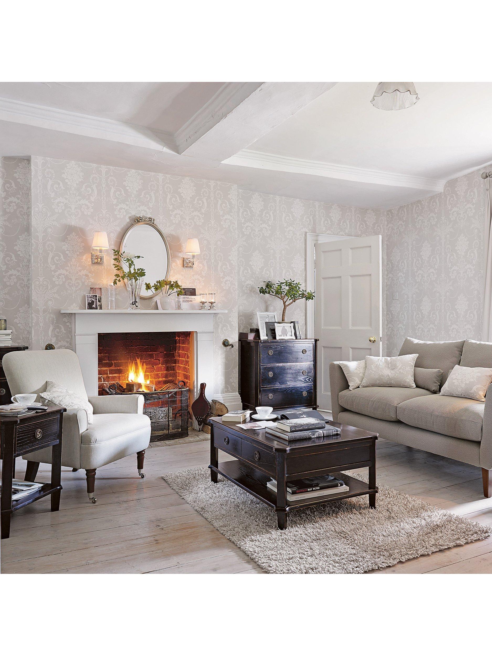 Laura Ashley Josette damask design wallpaper, UK version