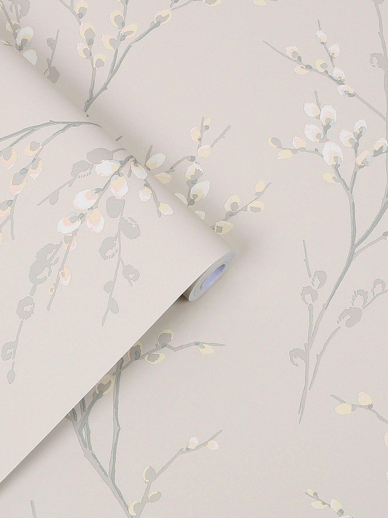 Laura Ashley Pussy Willow Wallpaper, UK version