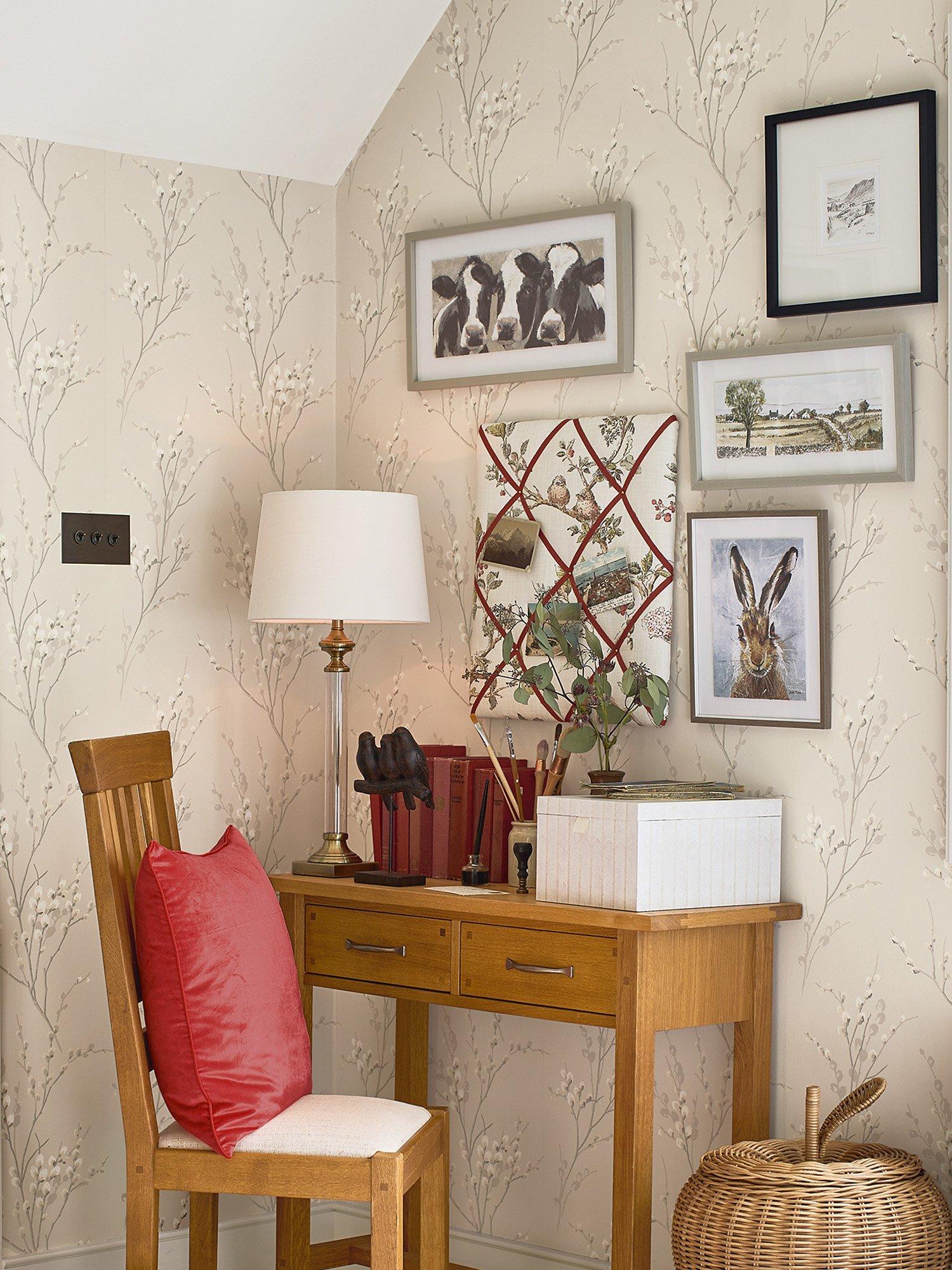 Laura Ashley Pussy Willow Wallpaper, UK version