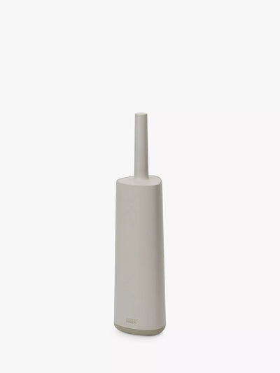 Triple-Action Flexible Toilet Brush with Smart Storage Holder, Ecru