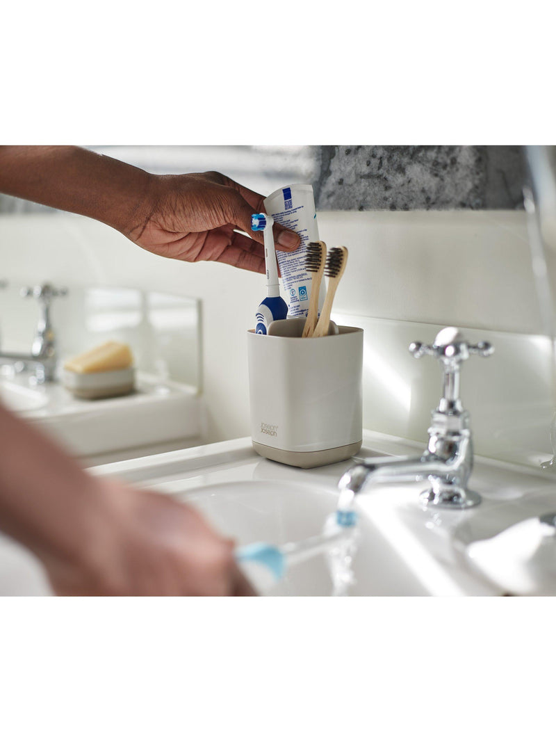 Joseph Joseph Easy Store toothbrush caddy with three sections, UK version
