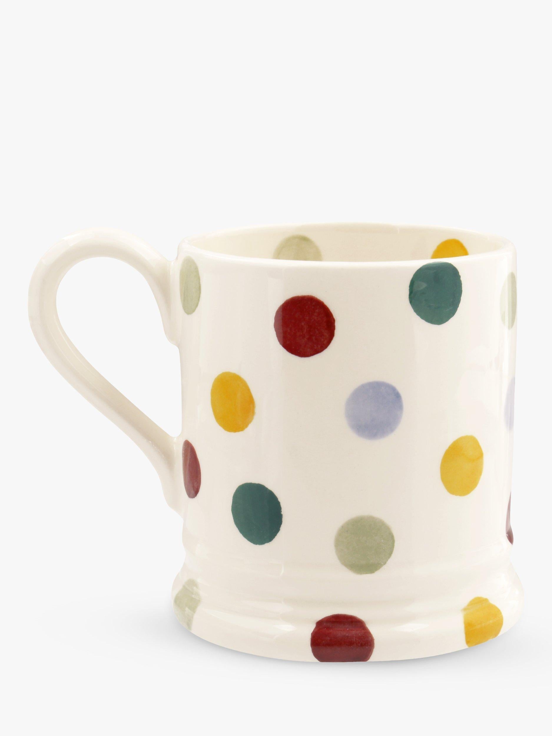 Emma Bridgewater Daddy Polka Dot mug 300ml - British product