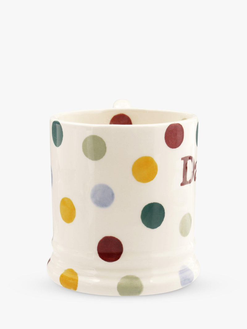 Emma Bridgewater Daddy Polka Dot mug 300ml - British product