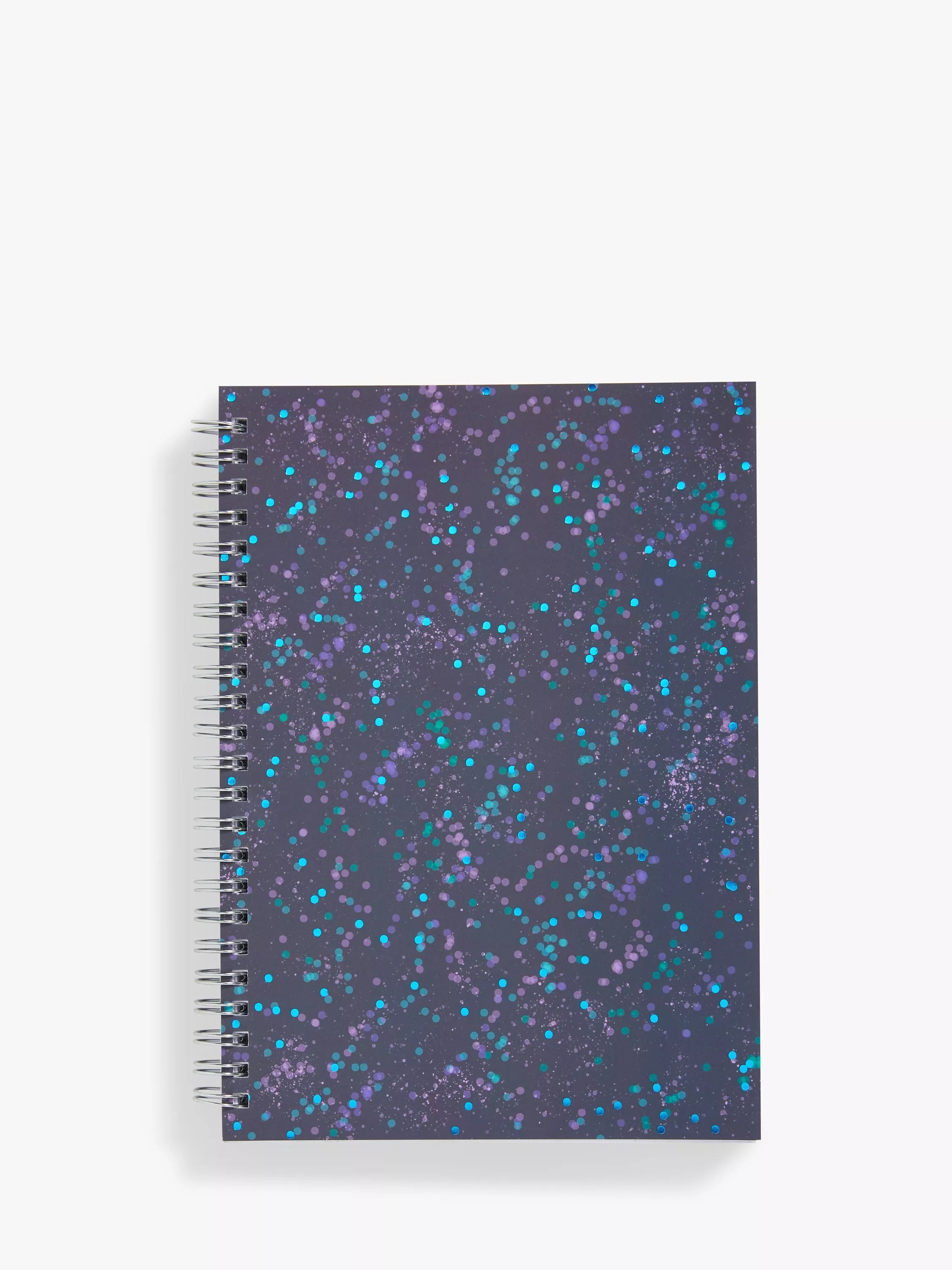 John Lewis A5 Galaxy Spot Spiral Bound Notebook. Multi - McGrocer