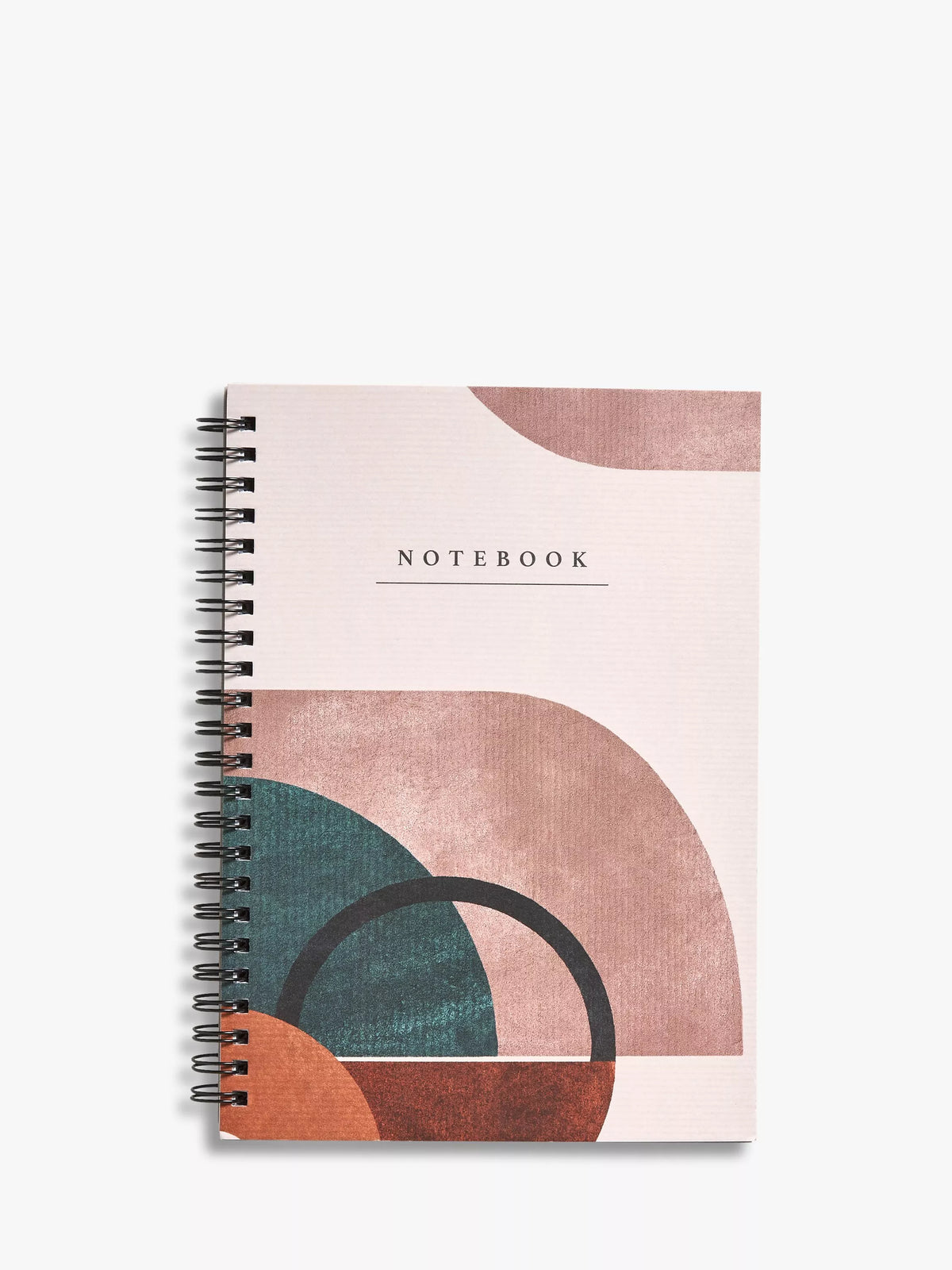 John Lewis A5 spiral bound notebook with retro print, UK version