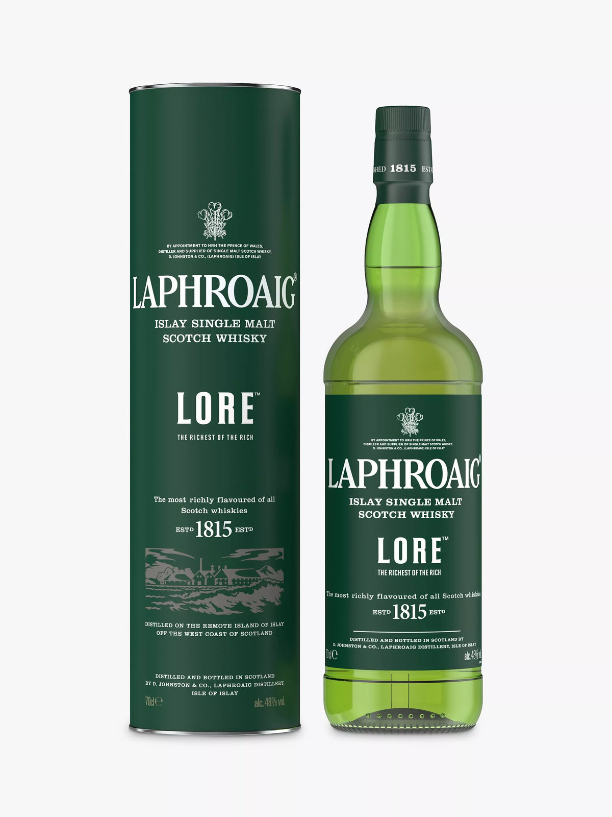Laphroaig Islay Single Malt Scotch Whisky 70cl, UK version