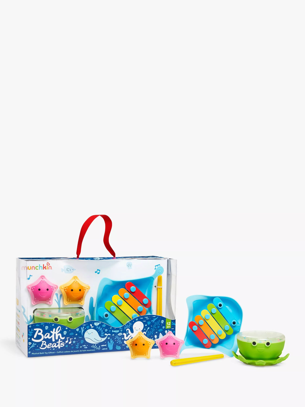 Munchkin Bath Beats Musical Toy Set, imported from the UK