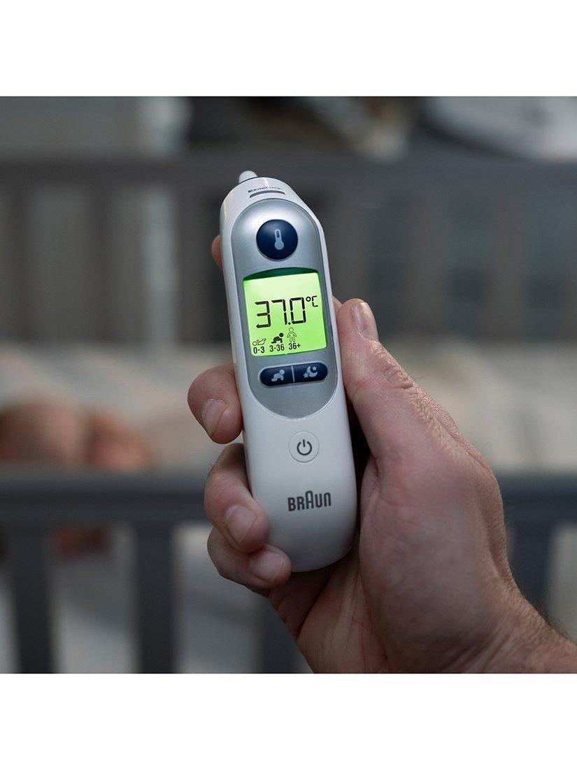 Braun infrared ear thermometer for babies and adults - British product
