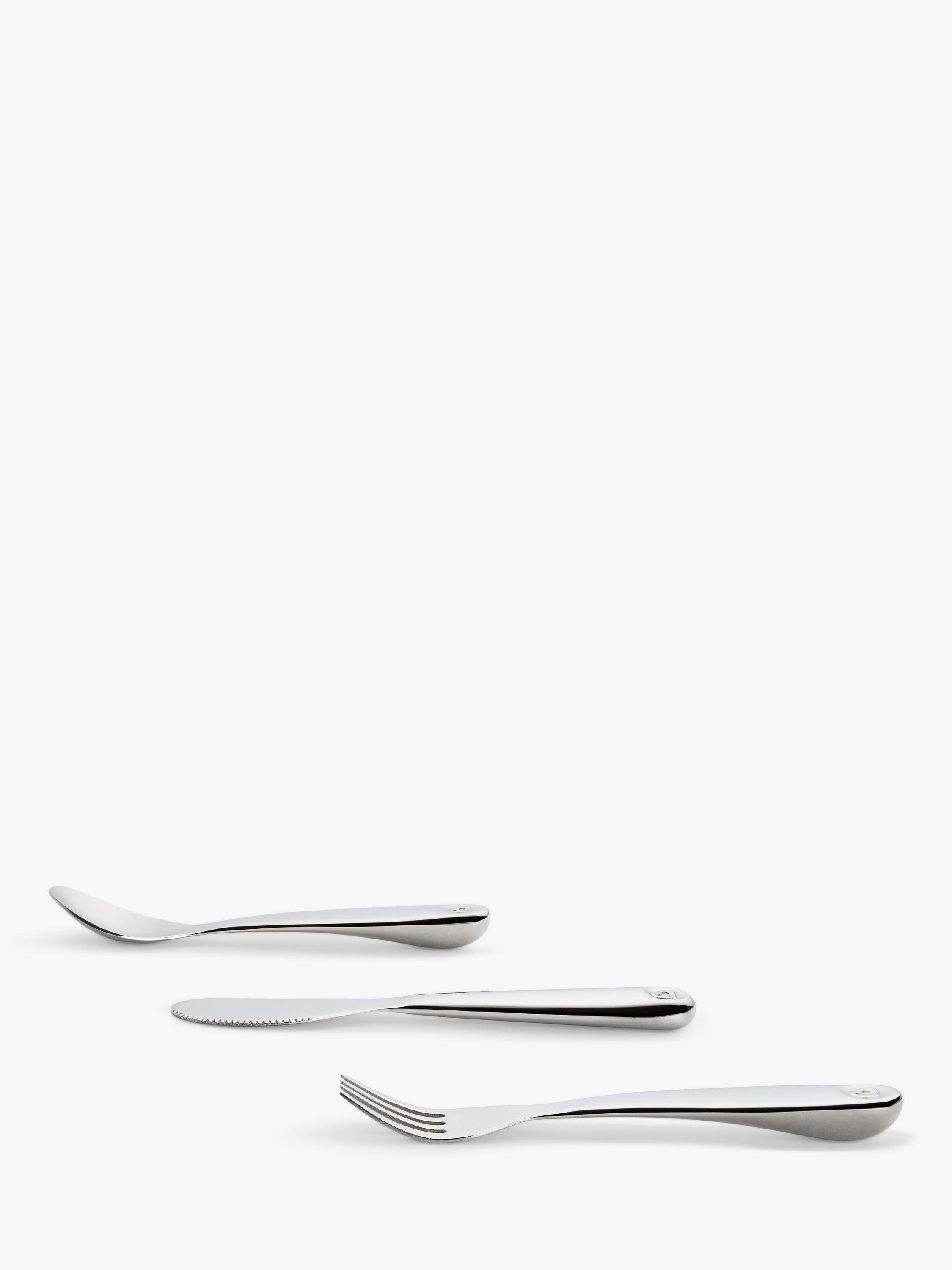 Munchkin Stainless Steel 3 Piece Toddler Cutlery Set imported from the UK