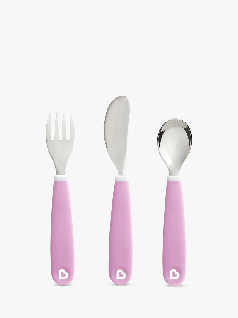Munchkin Splash toddler cutlery set 3 piece, imported from the UK