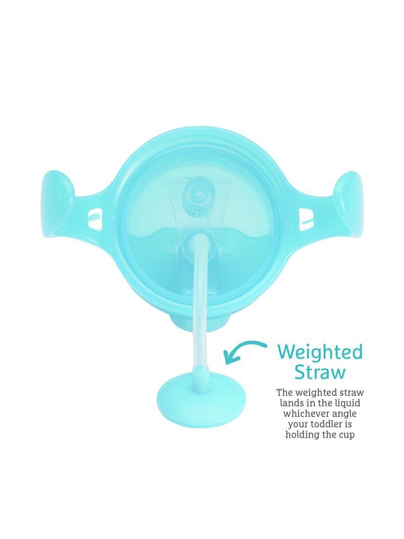 Munchkin weighted straw trainer cup 207ml, imported from the UK