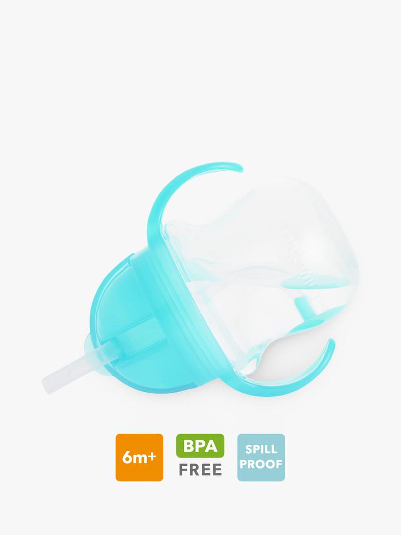 Munchkin weighted straw trainer cup 207ml, imported from the UK