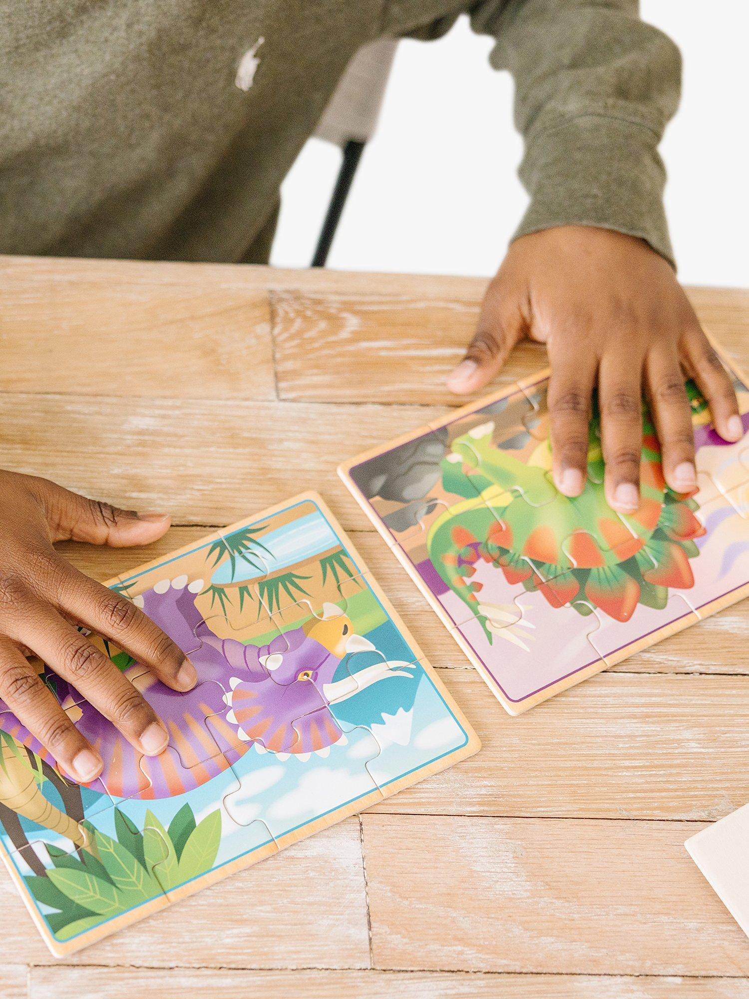 Melissa & Doug dinosaur jigsaw puzzles set, imported from the UK