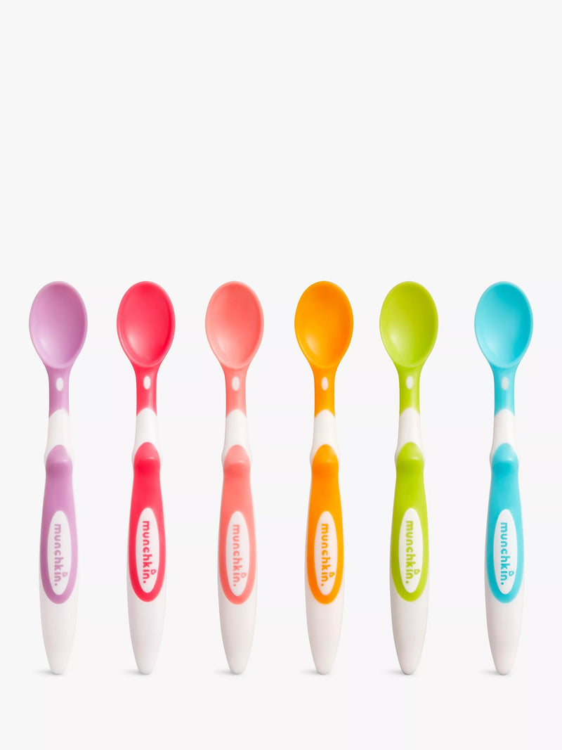 Munchkin Soft Tip Infant Spoons set of 6, imported from the UK