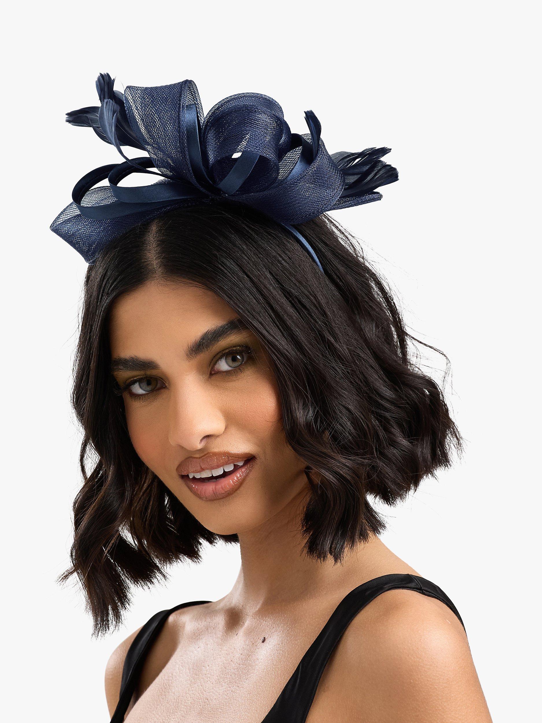Jon Richard medium feather bow fascinator, UK version