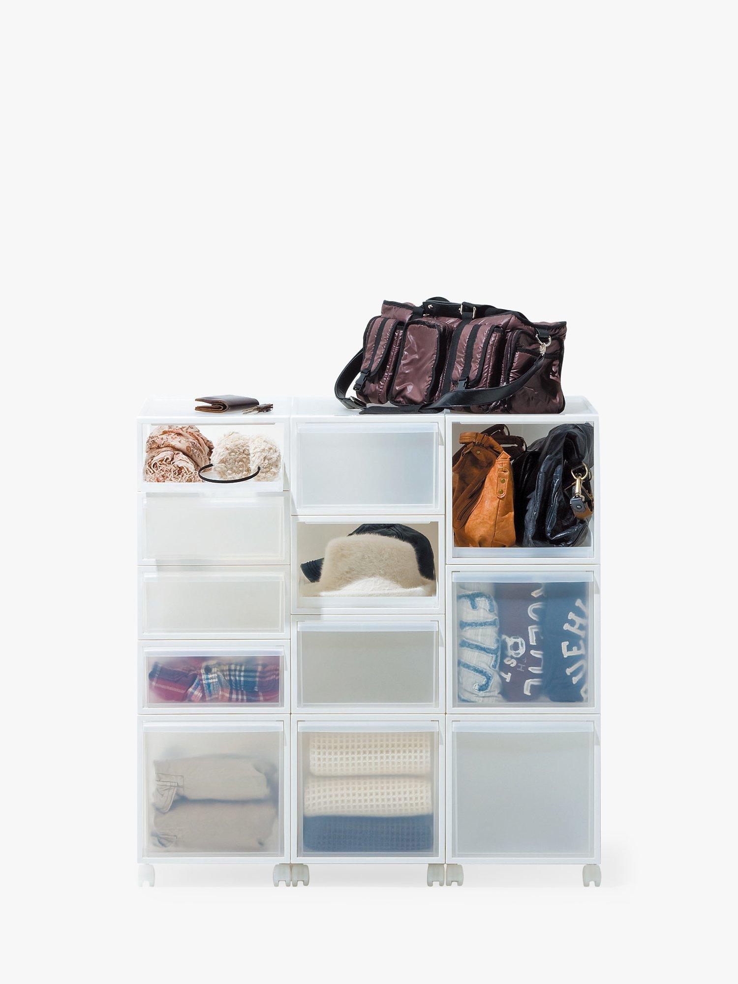 Like-it Stacking Storage Tray Clear H16cm, UK version