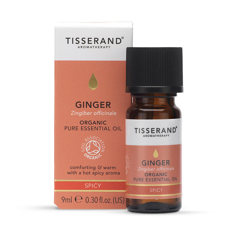 Tisserand ginger organic essential oil 9ml (British brand)