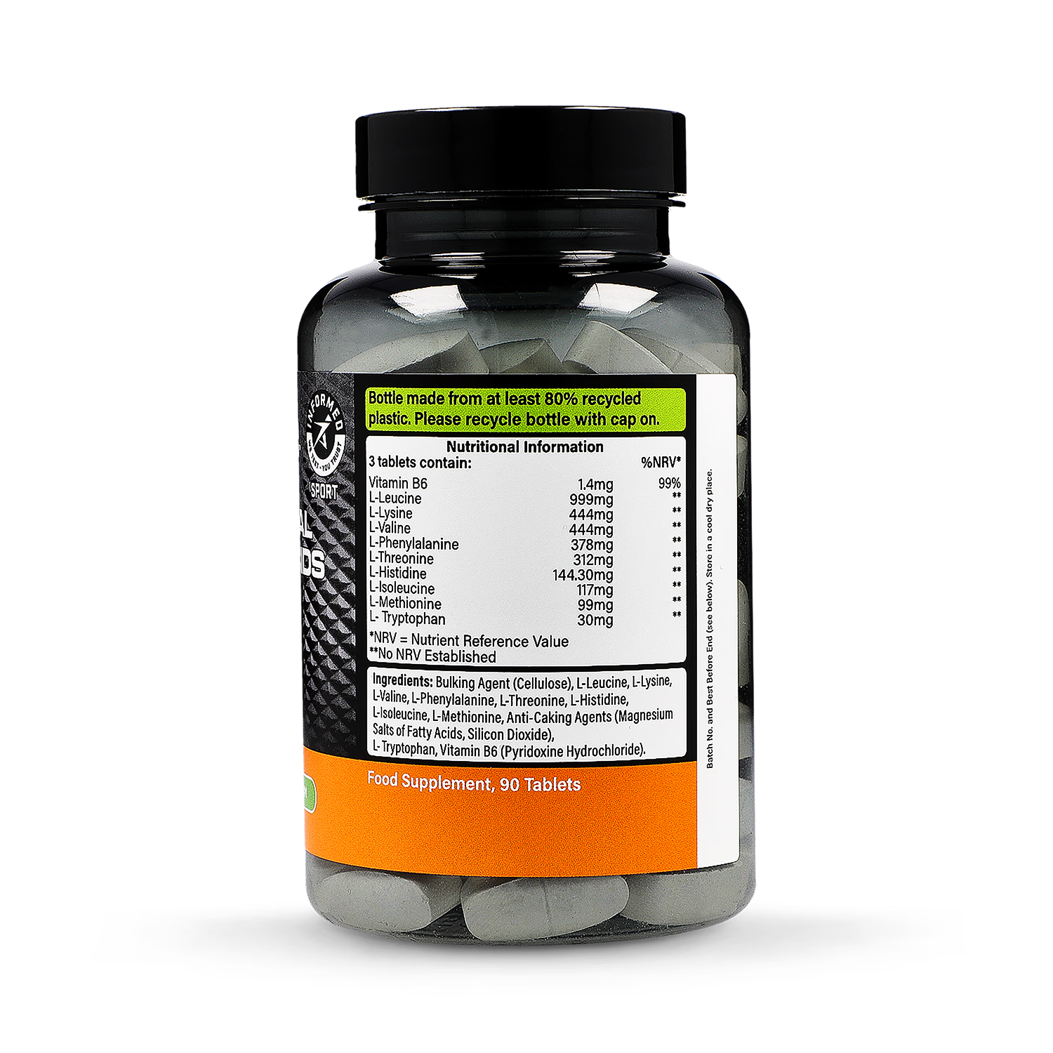 Essential amino acids supplement 90 tablets - British product