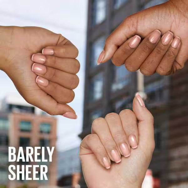 Maybelline Superstay Ink Bonder barely sheer nail polish, imported from the UK