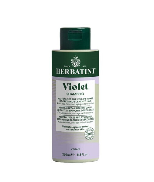 Herbatint Violet Shampoo for white bleached hair, UK version