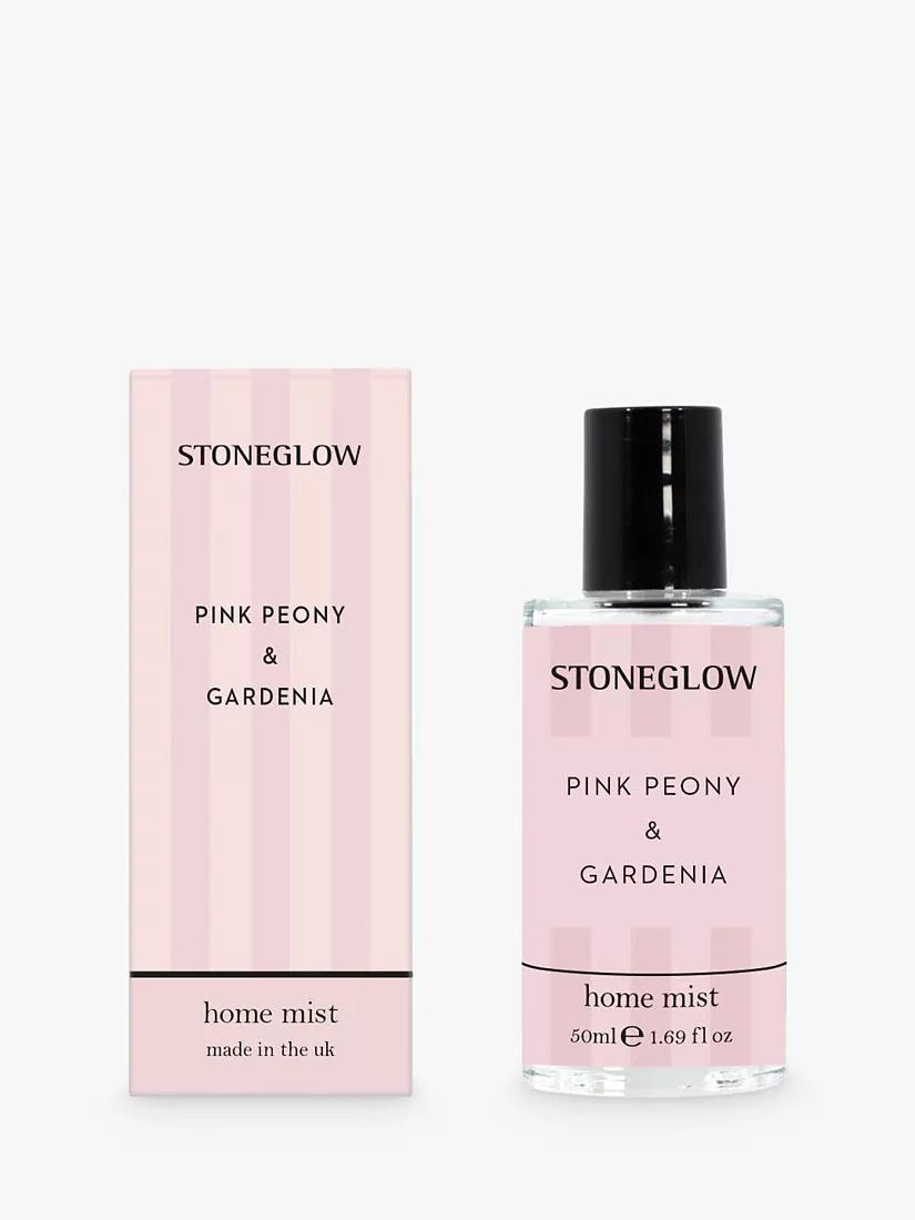 Stoneglow Peony & Gardenia room mist 50ml (British brand)