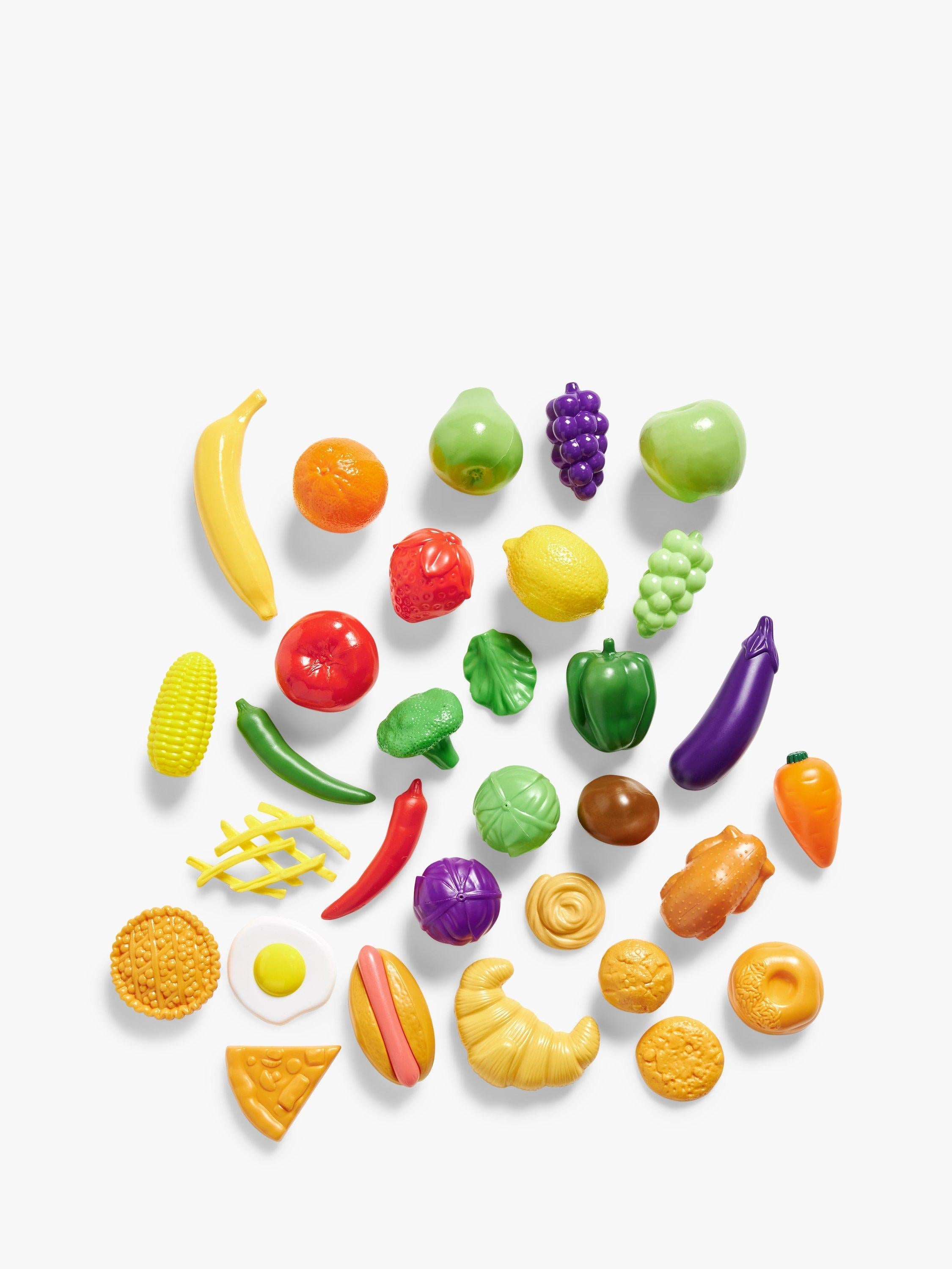 John Lewis 32-Piece Toy Food Set, UK version